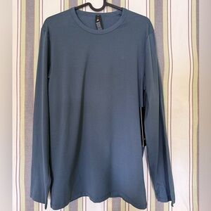 Men's Blue Fundamental Long Sleeve Shirt